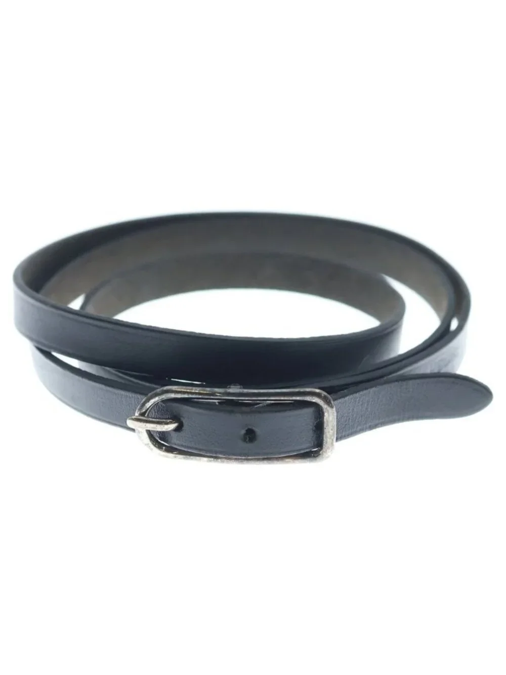 Hermes Leather Bracelet Black